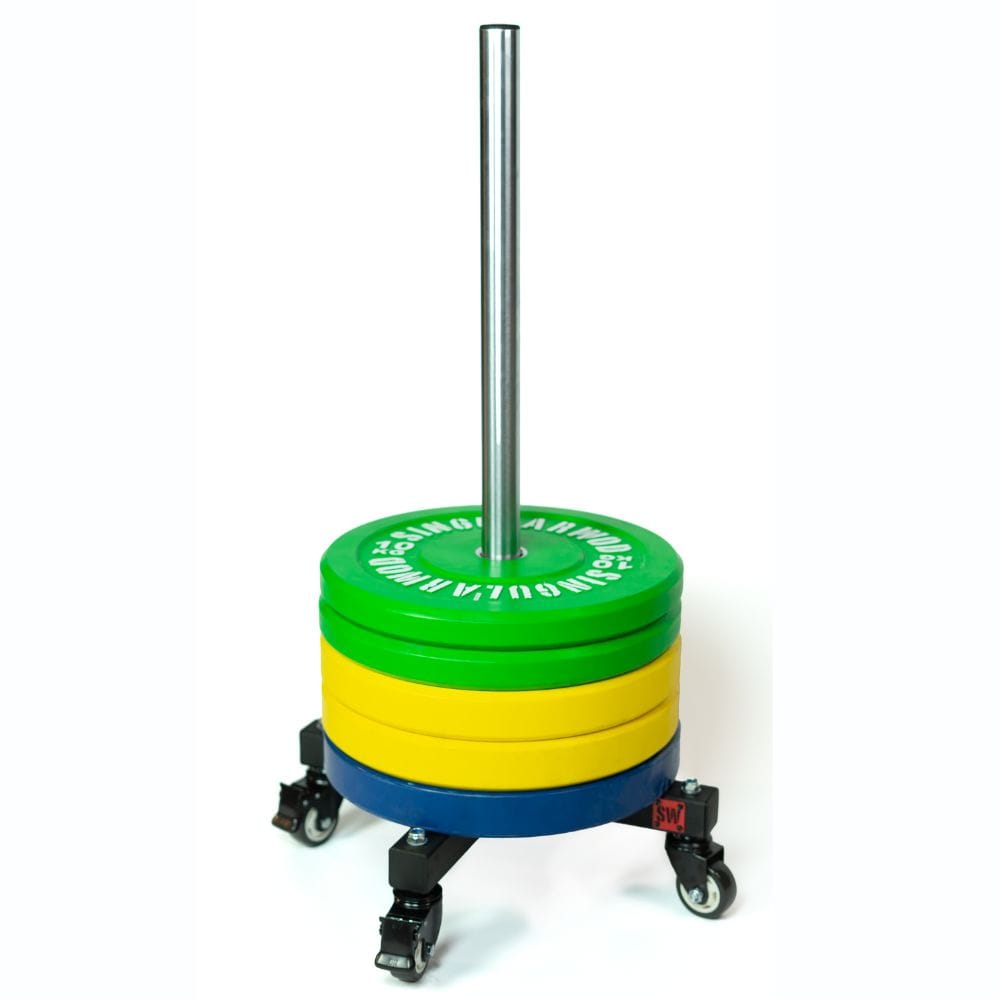 VERTICAL BUMPER STACKER WITH WHEELS - SINGULARWOD
