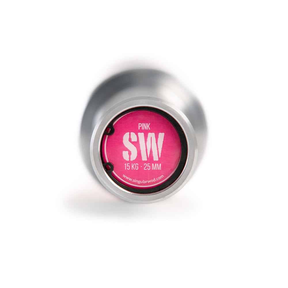 OLYMPIC BAR 15 KG PINK HOME-CHROME