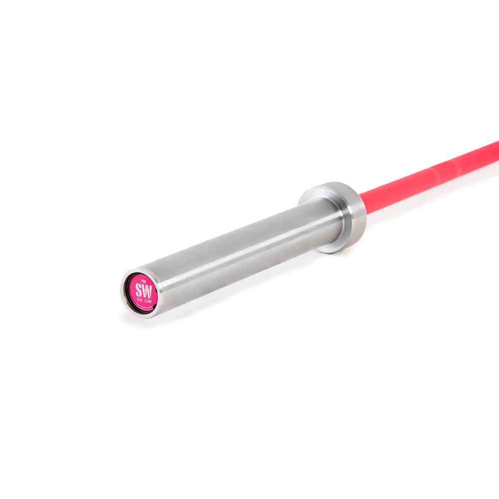 BARRA OLIMPICA 15 KG ROSA HOME-CROMO