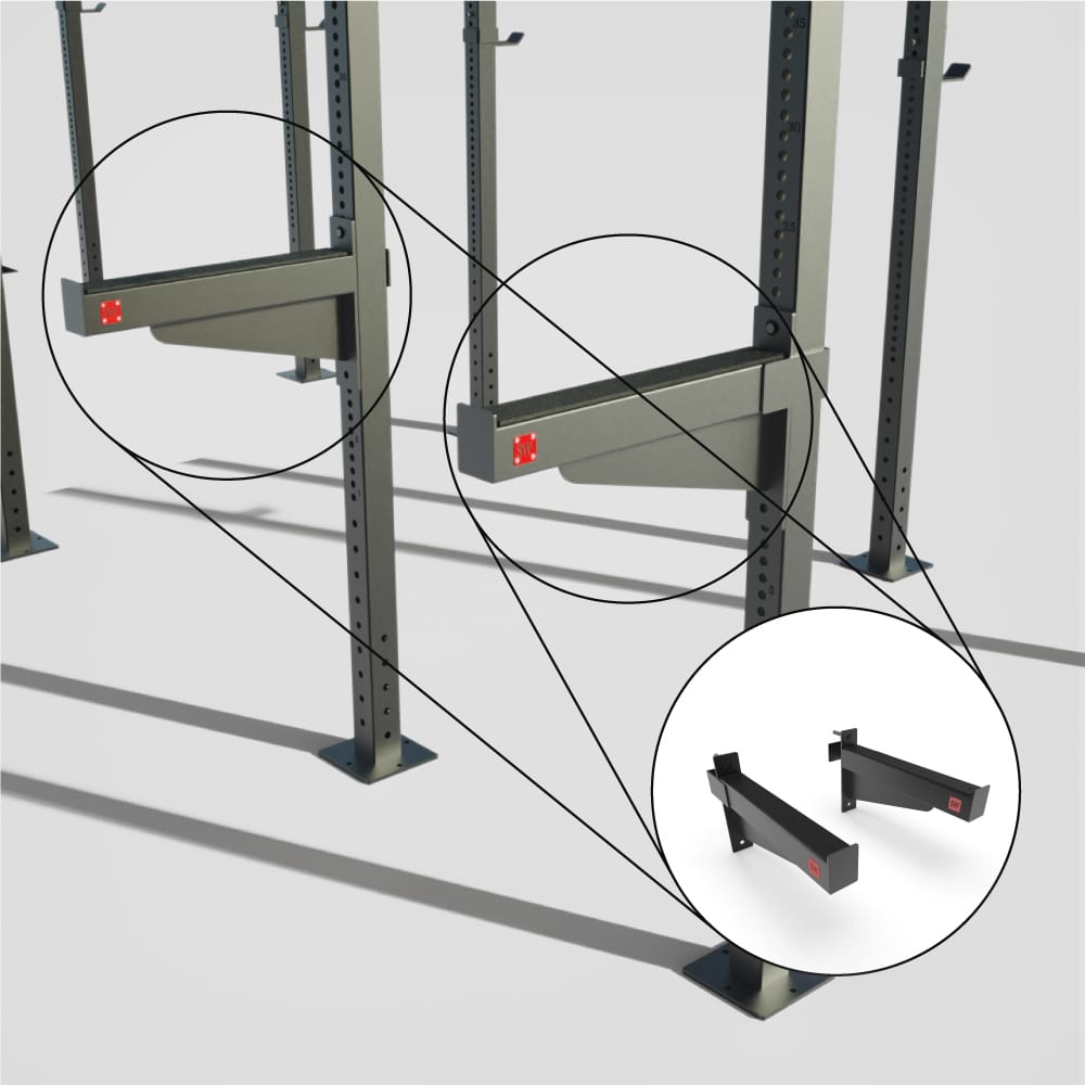 DSX SOPORTES DE SEGURIDAD PARA RACK (PAREJA) - SINGULARWOD