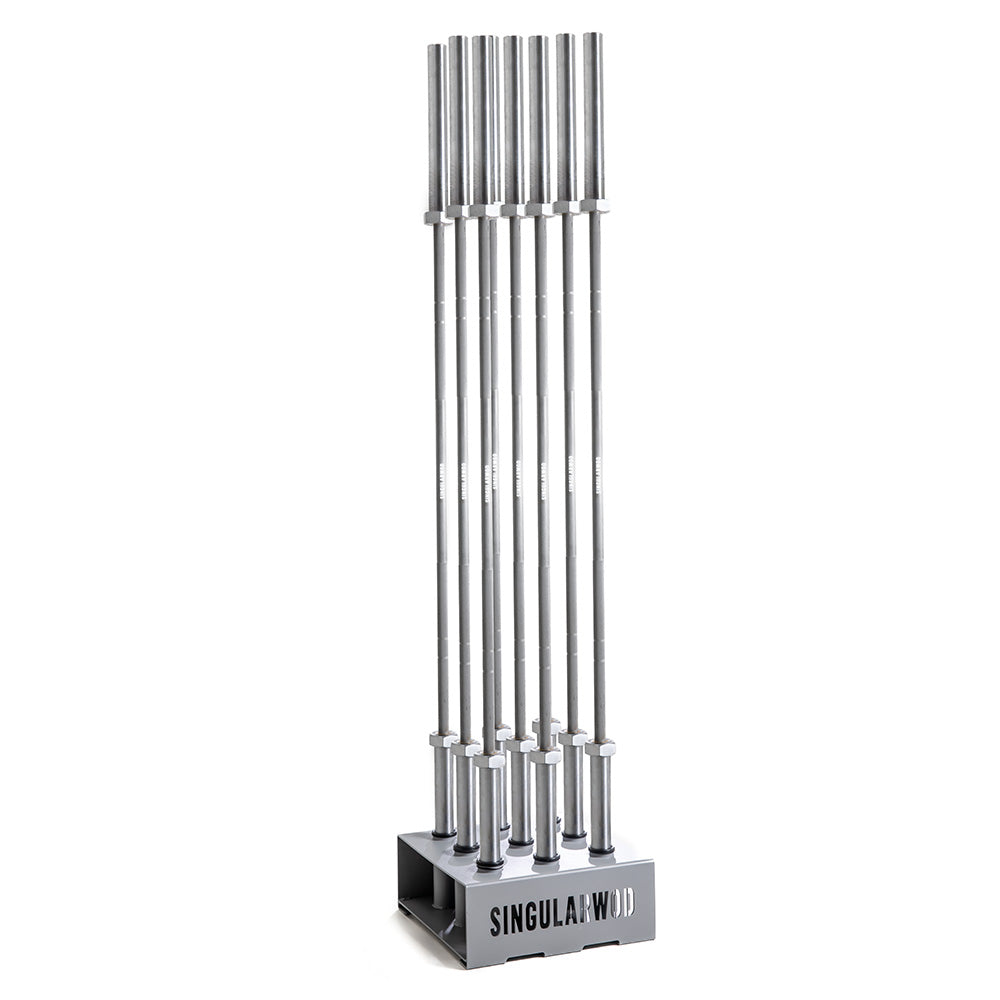 SOPORTE VERTICAL PARA 9 BARRAS GREY