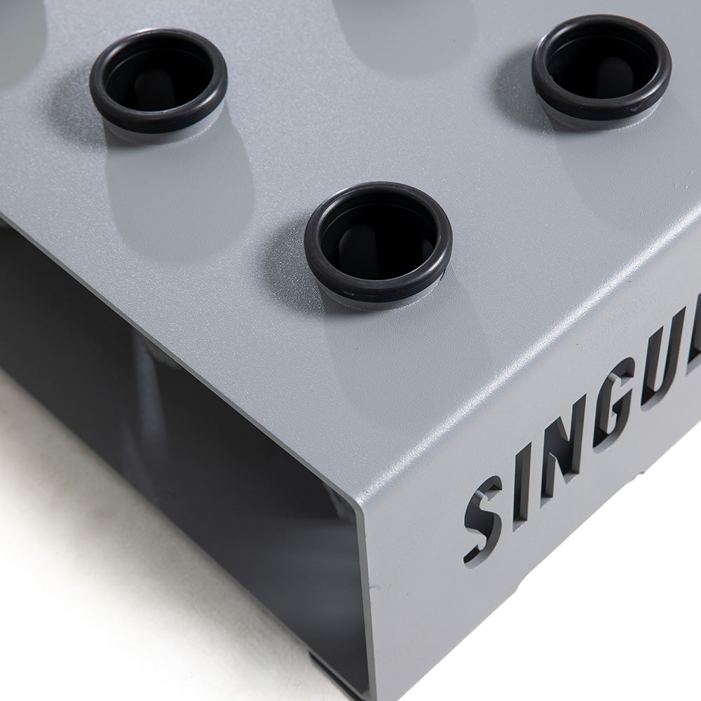 SOPORTE VERTICAL PARA 9 BARRAS GREY