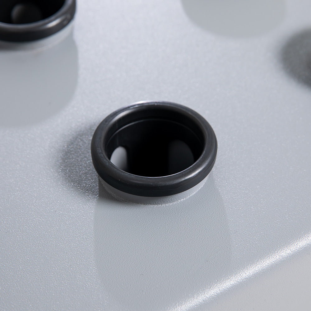 SOPORTE VERTICAL PARA 9 BARRAS GREY