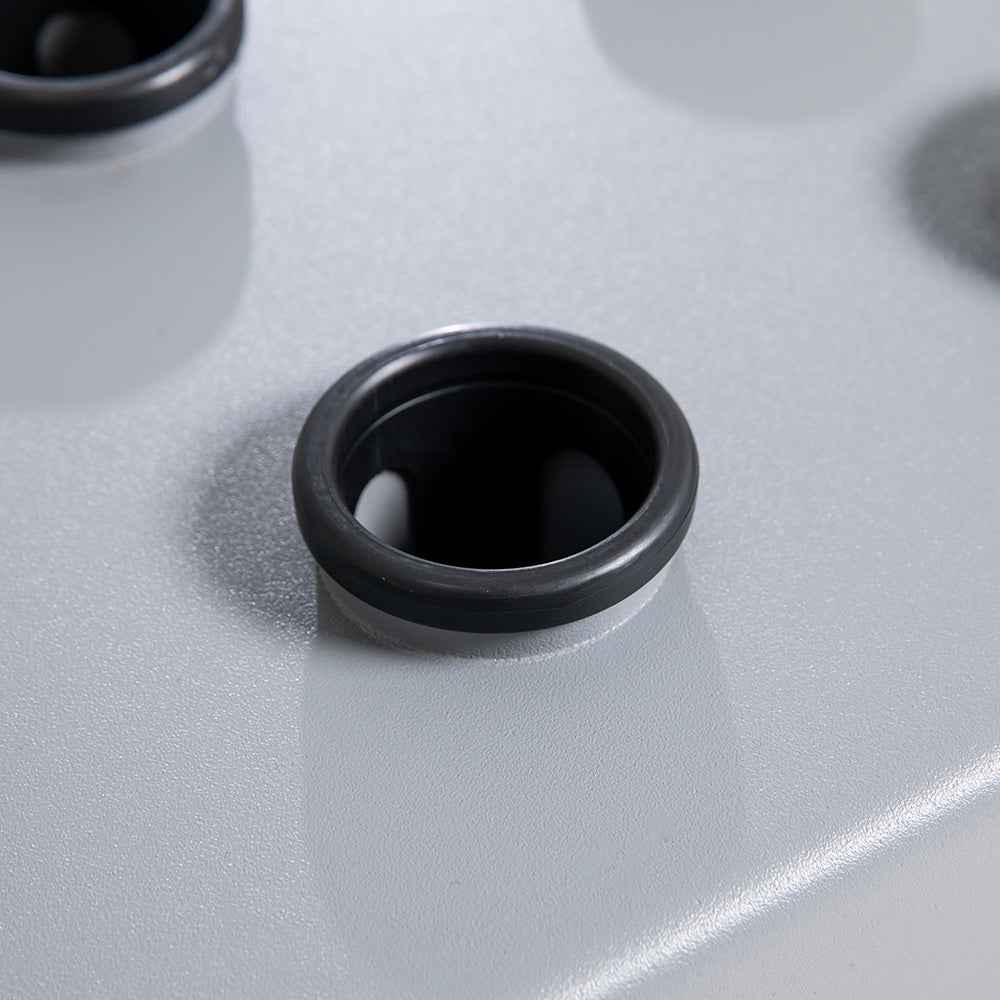 SOPORTE VERTICAL PARA 9 BARRAS GREY