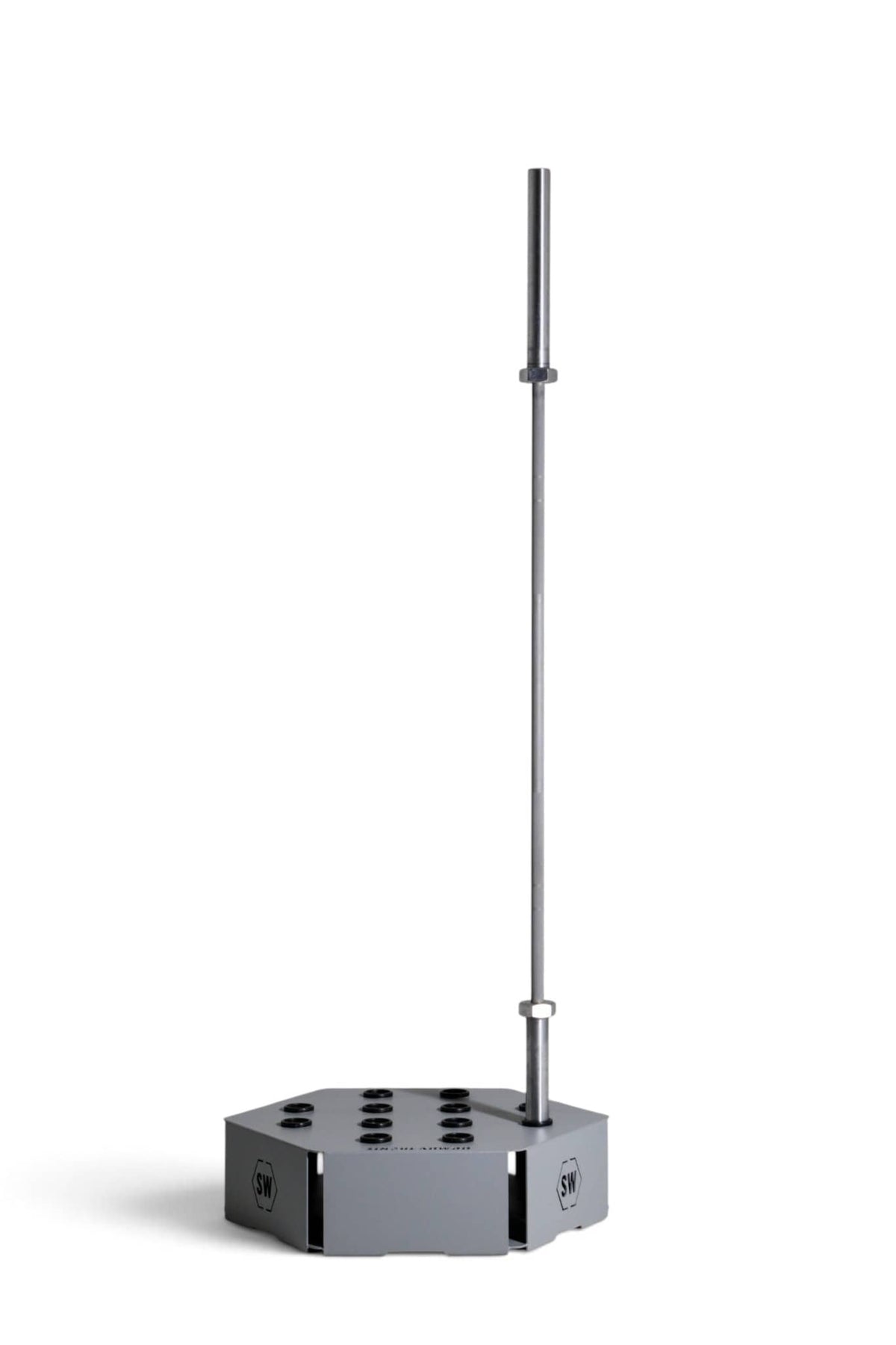 GREY VERTICAL RACK FOR 12 BARS
