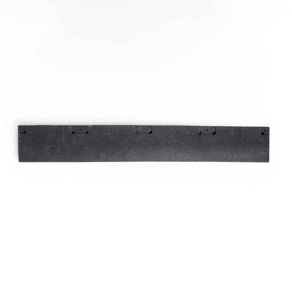 RAMPA PARA LOSETA DE CAUCHO CON LÁMINA SUPERFICIAL EPDM, MEDIDAS 1000X147 MM, NEGRO