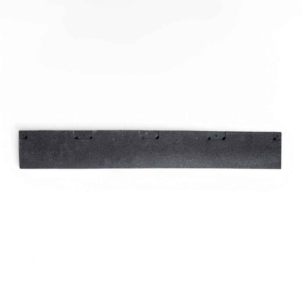 RAMPA PARA LOSETA DE CAUCHO CON LÁMINA SUPERFICIAL EPDM, MEDIDAS 1000X147 MM, NEGRO