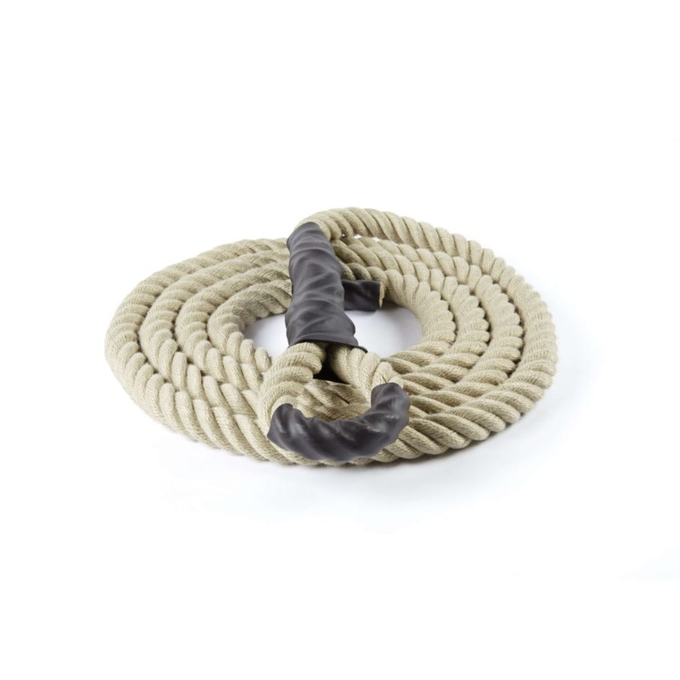 CUERDA DE TREPA CÁÑAMO SINTÉTICO DE 5 MTS DIAMETRO 34 MM (Con Gaza) - SINGULARWOD