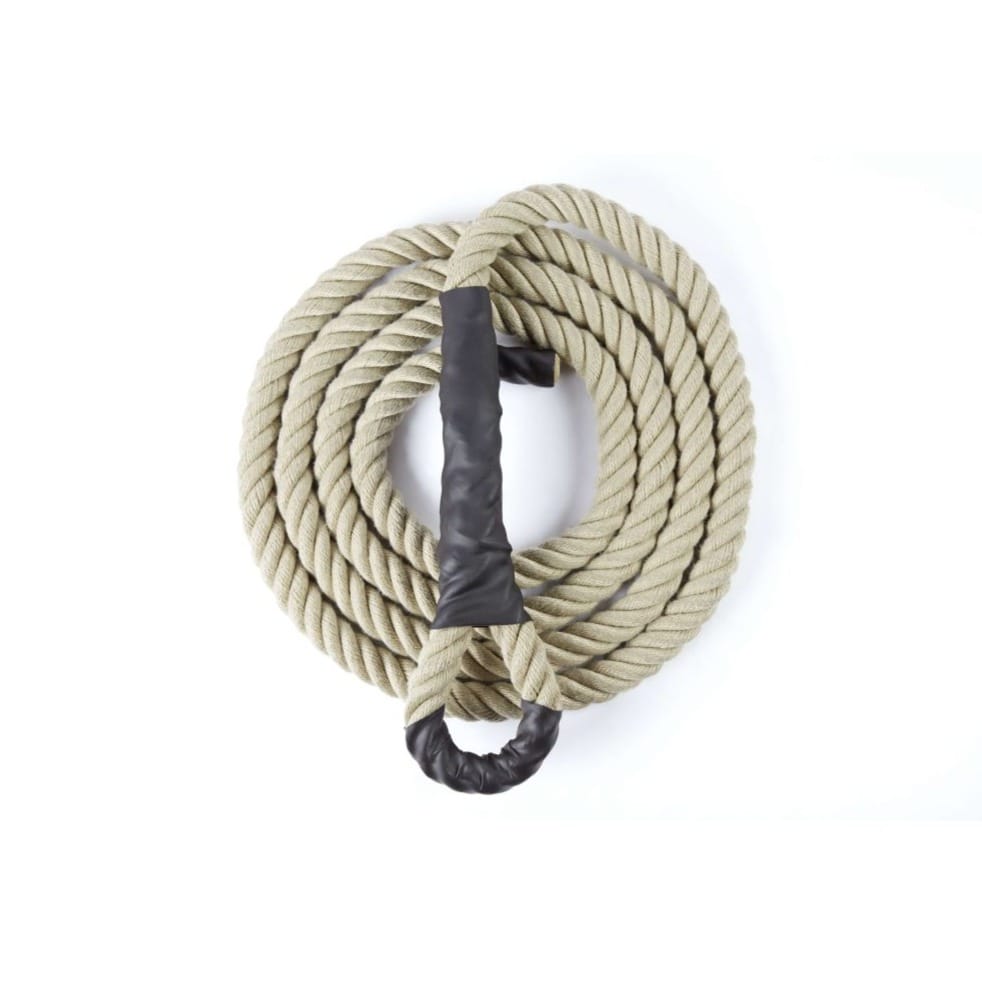 SYNTHETIC HEMP CLIMBING ROPE OF 5 MTS DIAMETER 34 MM (With Strip) - SINGULARWOD