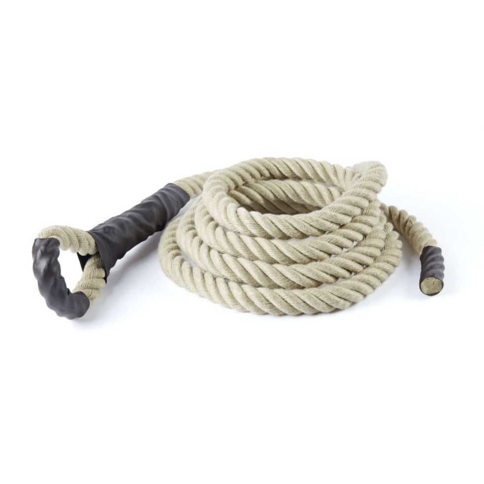 CUERDA DE TREPA CÁÑAMO SINTÉTICO DE 5 MTS DIAMETRO 34 MM (Con Gaza) - SINGULARWOD