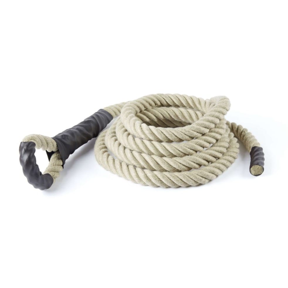SYNTHETIC HEMP CLIMBING ROPE OF 5 MTS DIAMETER 34 MM (With Strip) - SINGULARWOD