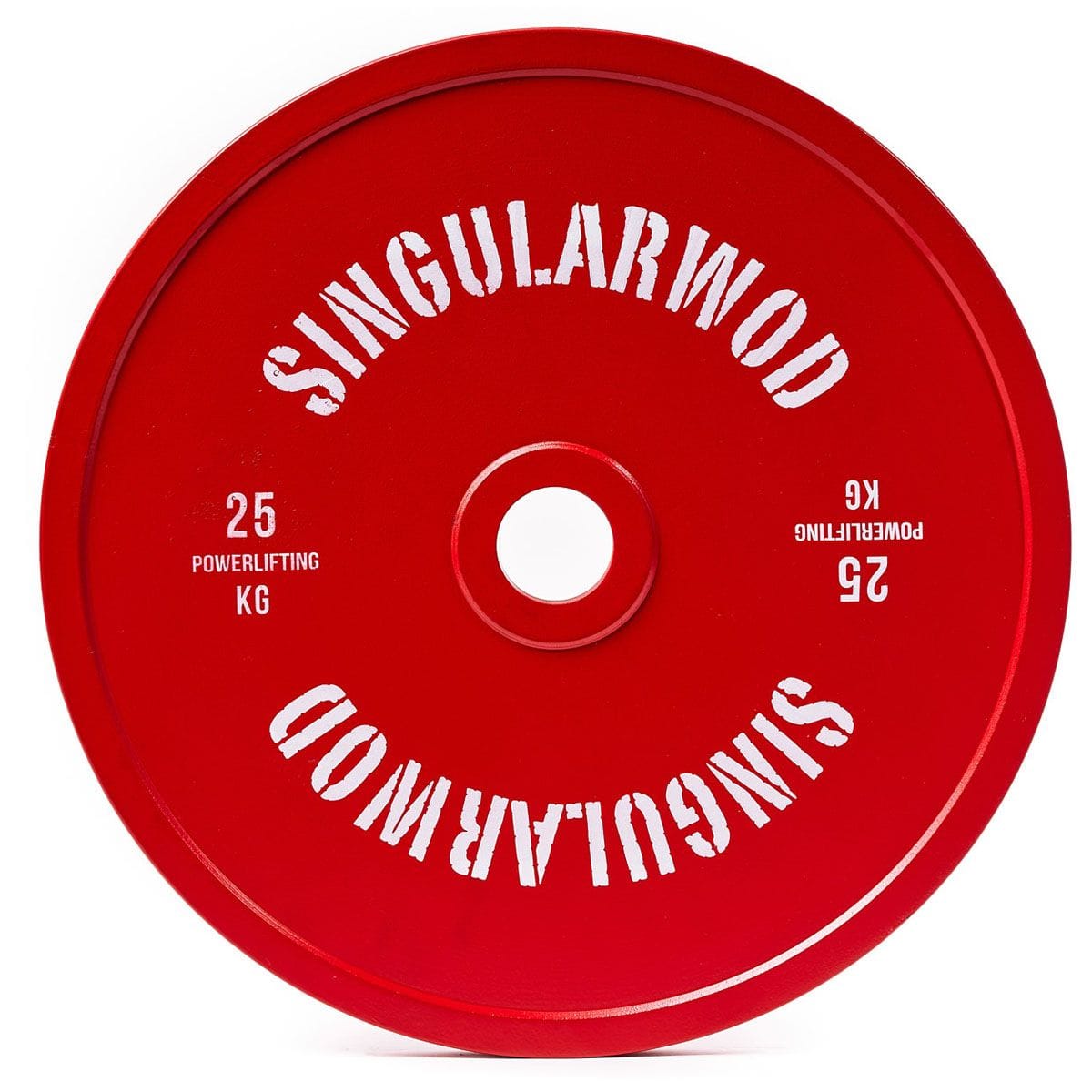 Rote Powerlifting-Scheibe 25 kg - SINGULARWOD