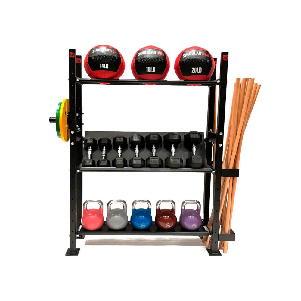 PRATELEIRA MODULAR DE 120 CM DE ALTURA (4 PILARES) - SINGULARWOD