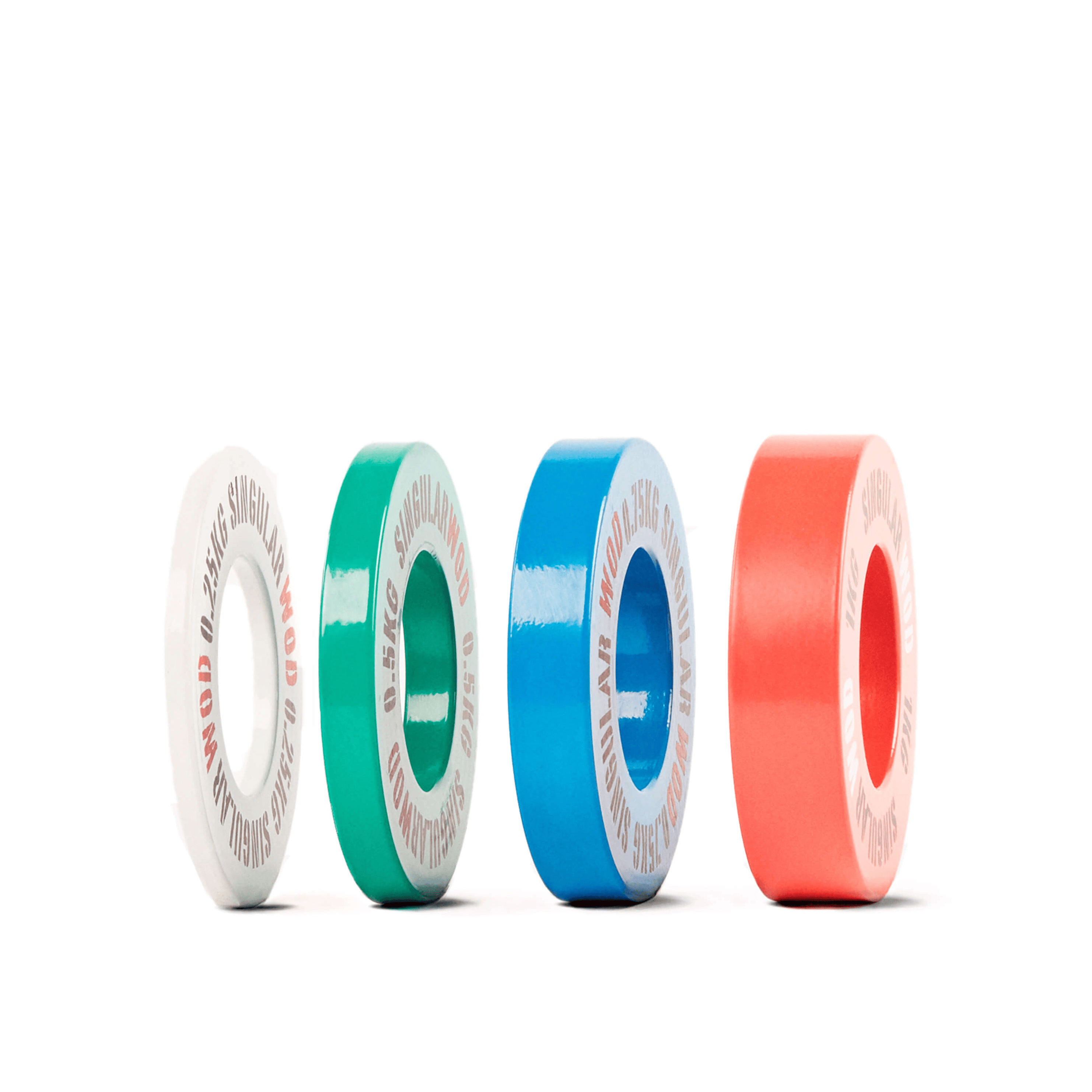 SET DE DISCOS FRACCIONALES DE COLOR - SINGULARWOD