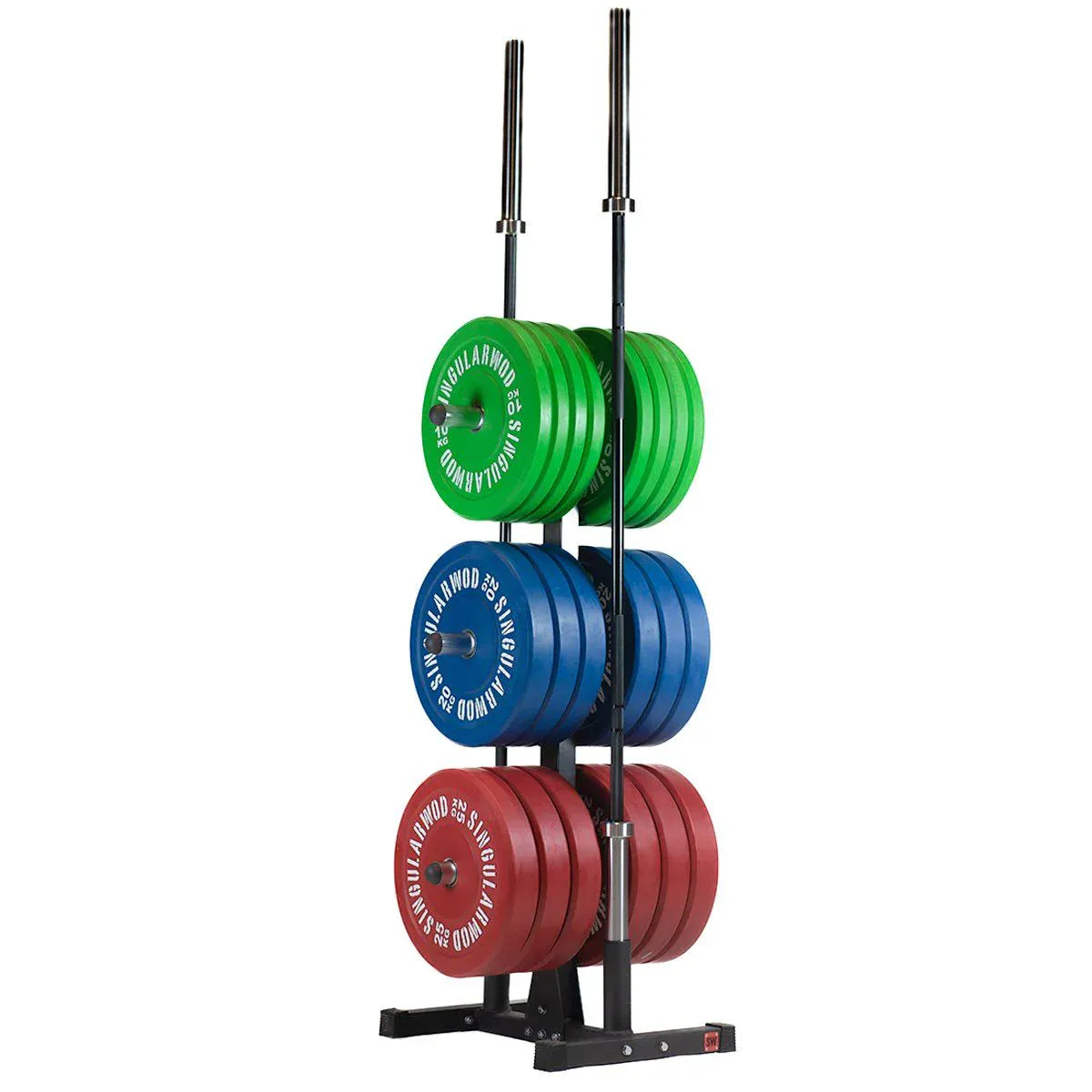 Vertical disc and bar support - SINGULARWOD