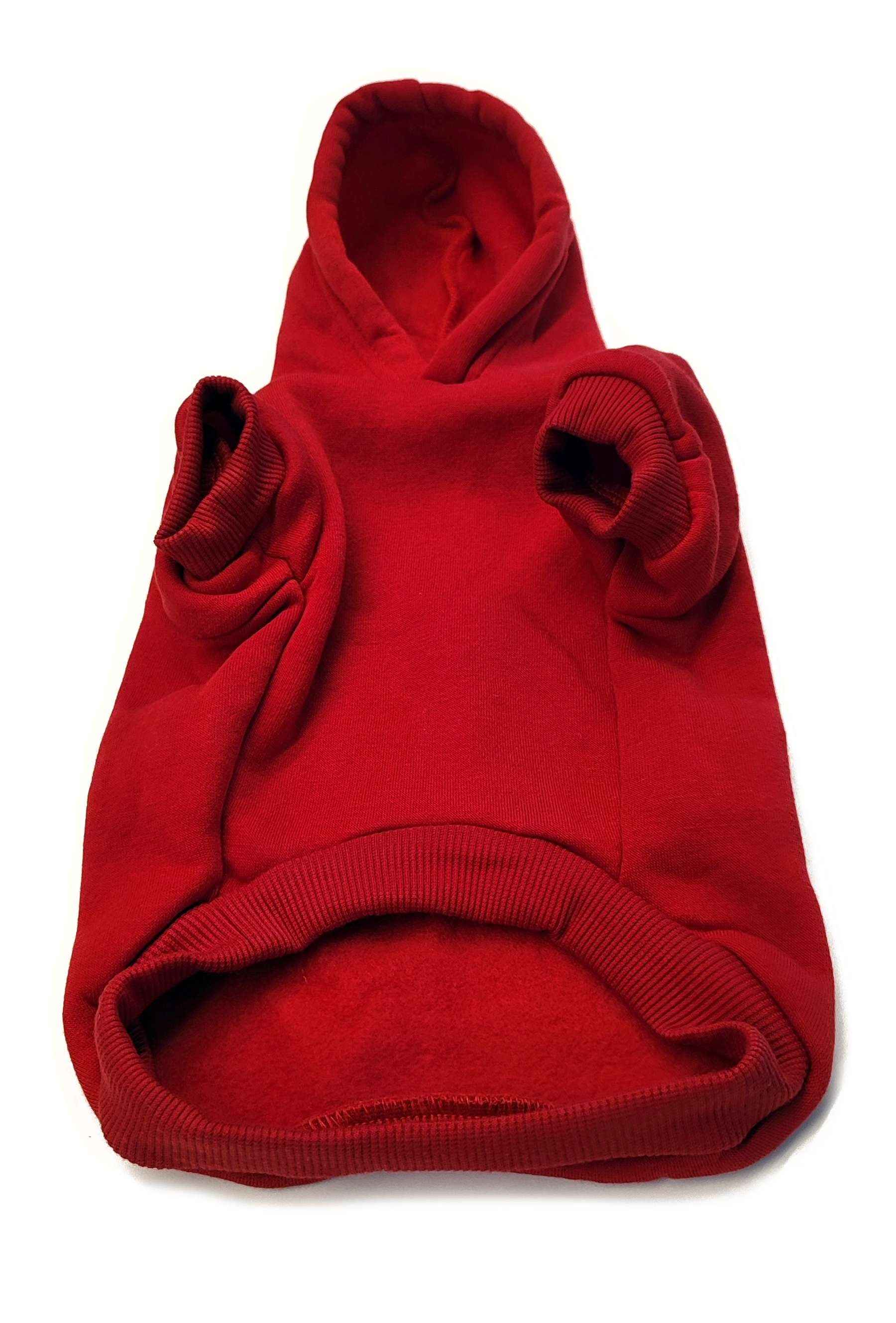 SUDADERA PARA PERRO ROJO M