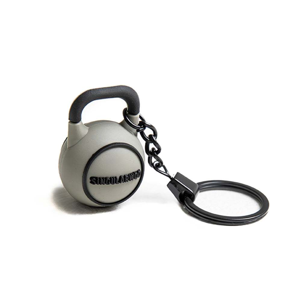 Gray Kettlebell Sw keychain