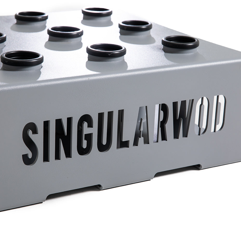 SOPORTE VERTICAL PARA 9 BARRAS GREY