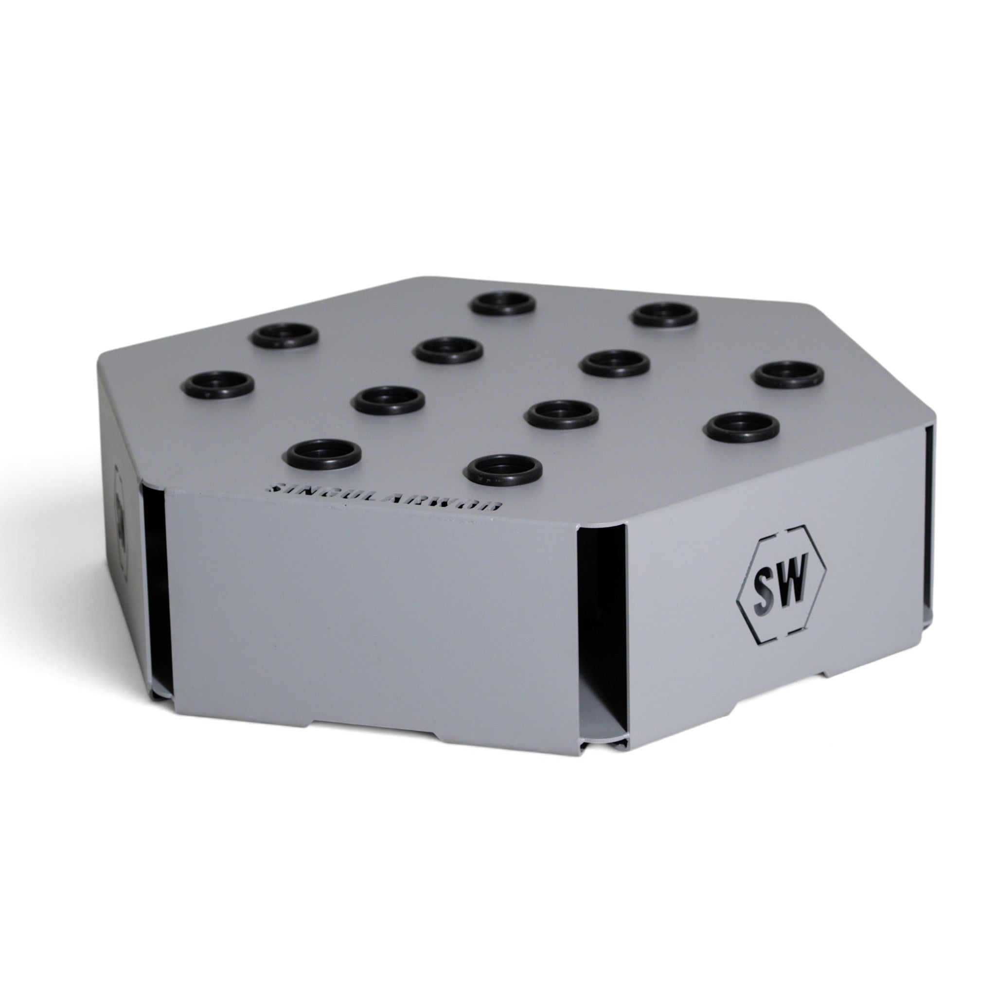 SOPORTE VERTICAL PARA 12 BARRAS GREY