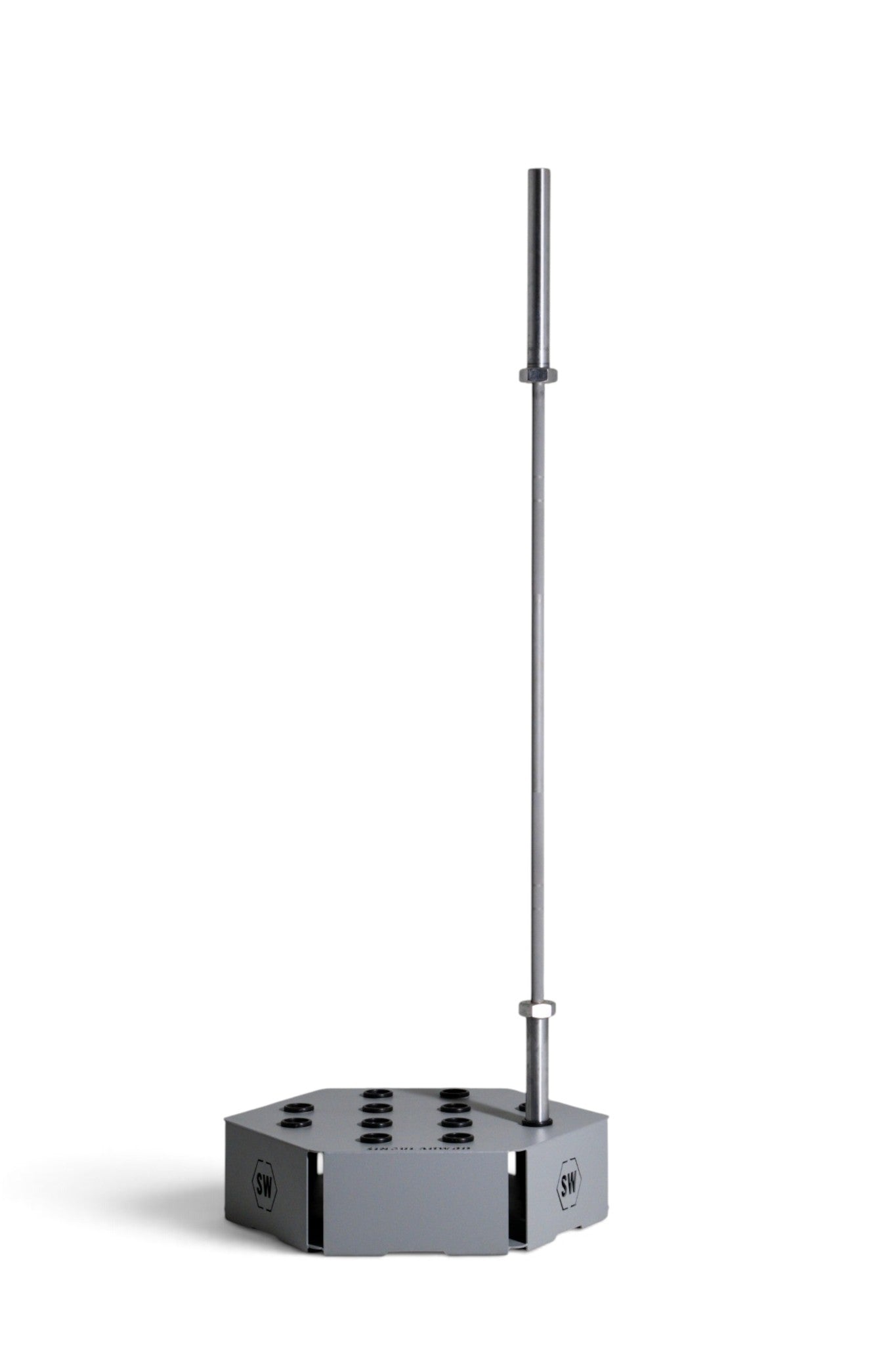 SOPORTE VERTICAL PARA 12 BARRAS GREY